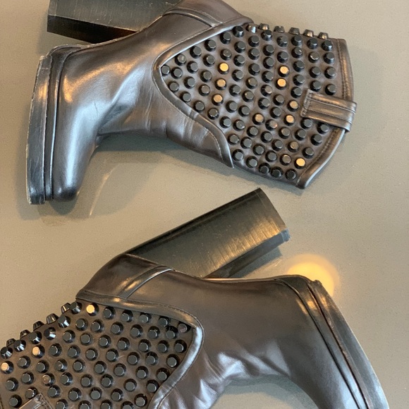 Make me an offer | Ibiza moto boot with hell and silver studs 6.5 - Picture 8 of 8